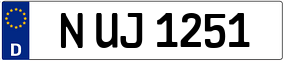 Truck License Plate
